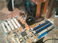 Лот: 886521. Фото: 2. ASUS P5P800 + проц INTEL + кулер... Комплектующие