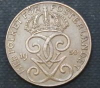 Лот: 10389734. Фото: 2. Страны Запада (7273) Швеция. 1950... Монеты