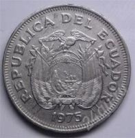 Лот: 10792445. Фото: 2. Эквадор. 1 сукре 1975г. Монеты