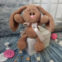 Лот: 16847571. Фото: 2. Игрушки ручной работы Зайка. Ручная работа