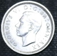 Лот: 12181843. Фото: 2. Великобритания. 3 пенса. 1941... Монеты