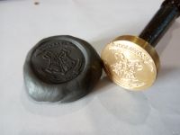 Лот: 17959912. Фото: 4. Металлическая Печать для сургуча...
