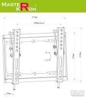 Лот: 13878088. Фото: 2. Кронштейн для LCD/LED тв 15"-43... Аксессуары