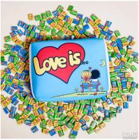 Лот: 8386186. Фото: 2. Подушка-антистресс "Love is... 23 февраля и 8 марта