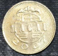 Лот: 14411719. Фото: 2. Экзотика с рубля (19534) Макао. Монеты