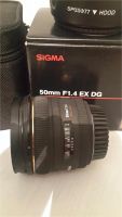 Лот: 6890473. Фото: 2. SIGMA 50mm f 1.4 EX DG. Фото, видеокамеры, оптика
