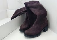 Лот: 25649930. Фото: 3. Сапоги Ботфорты, натуральная замша... Одежда, обувь, галантерея