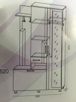 Лот: 7802661. Фото: 3. Прихожая "леон ". Мебель
