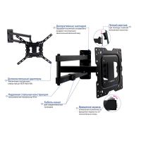 Лот: 12011356. Фото: 2. Кронштейн для LCD/LED тв 26"-55... Аксессуары