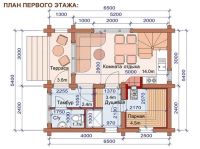 Лот: 7687106. Фото: 2. Баня. Сруб рубленный из бревна... Срубы и конструкции