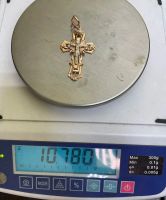 Лот: 17828076. Фото: 6. Крест золотой 585 (3800/грамм...