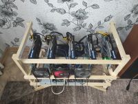 Лот: 17666704. Фото: 3. mining ферма на 5 шт sapphire... Компьютеры, оргтехника, канцтовары