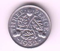 Лот: 11844358. Фото: 2. Великобритания 3 пенса серебро... Монеты
