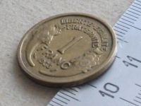 Лот: 19857591. Фото: 3. Монета 1 франк один Франция 1933... Коллекционирование, моделизм