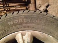 Лот: 5674969. Фото: 3. Диски R13 на летней резине Nokian... Авто, мото, водный транспорт