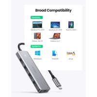 Лот: 21438323. Фото: 5. USB-хаб UGREEN 4-Port USB3.0 Hub...