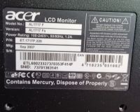 Лот: 20412742. Фото: 2. Монитор с динамиками Acer AL1717Fs. Мониторы, проекторы