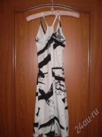 Лот: 36394. Фото: 2. черно-белое платье! Трикотаж...