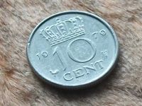 Лот: 11679051. Фото: 2. Монета 10 цент Нидерланды 1979... Монеты