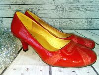 Лот: 21087726. Фото: 5. Туфли красные б/у, р.39