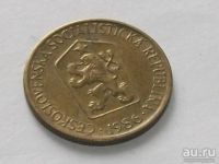 Лот: 16069435. Фото: 7. Монета 1 крона одна Чехословакия...