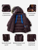 Лот: 25805633. Фото: 4. Пуховик детский Happy Baby, Фиолетовый. Красноярск