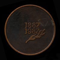 Лот: 17671735. Фото: 2. СССР 1987 Медаль 100 лет со дня... Значки, медали, жетоны