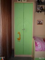 Лот: 13224838. Фото: 2. Кровать Детская +Шифанер для одежды... Детская мебель