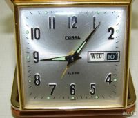 Лот: 14763107. Фото: 2. Будильник дорожный старинный с... Антиквариат