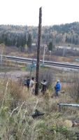 Лот: 6393947. Фото: 3. Установка опор (эл-столбов... Строительство и ремонт