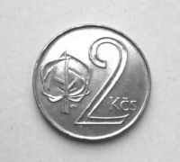 Лот: 16330235. Фото: 2. Чехословакия 2 кроны 1991 - С... Монеты