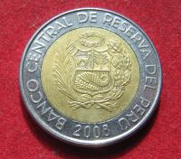 Лот: 20429155. Фото: 2. Перу 2 новых соля, 2008 г. Монеты