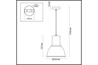 Лот: 25317448. Фото: 2. Светильник подвесной Odeon Light... Освещение