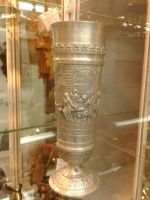 Лот: 7679302. Фото: 2. Бокал под шампанское - Zinn(Олово... Антиквариат