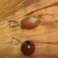 Лот: 25882943. Фото: 4. серьги сердолик