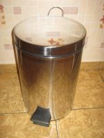 Лот: 3226112. Фото: 2. Новое ведро для мусора,хромированное... Хозтовары