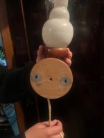 Лот: 23273429. Фото: 4. Светильники 2 шт, дерево, винтаж. Красноярск