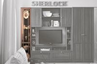 Лот: 23941969. Фото: 3. Шкаф для посуды левый Hoff Sherlock. Мебель