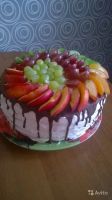 Лот: 10125082. Фото: 3. домашний бисквитный торт с фруктами. Продукты