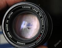 Лот: 810764. Фото: 2. CANON 50 mm f/1.4 S.S.C. ...цена... Фото, видеокамеры, оптика