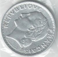 Лот: 14471751. Фото: 2. Франция 5 франков 1947 В (с6-6... Монеты