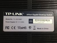 Лот: 7624802. Фото: 4. Коммутатор Свитч TP-Link TL-SG1008D... Красноярск