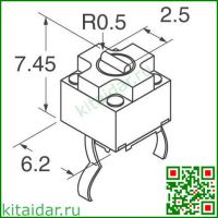 Лот: 12840387. Фото: 7. EVQP0E07K - тактовые кнопки для...