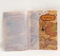 Лот: 7845683. Фото: 2. Обложка для паспорта карта мира. Канцелярские и офисные товары