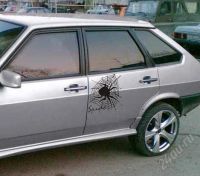 Лот: 2759877. Фото: 2. Наклейка на авто "Spider" ("Паук... Автохимия, масла, тюнинг