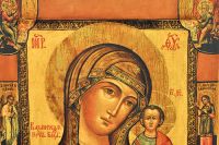 Лот: 9556775. Фото: 2. Старинная Икона Казанская Божья... Живопись, скульптура, фото