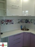 Лот: 7430916. Фото: 2. Кухня фиолетовый глянец 3 м. Кухонная мебель