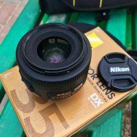 Лот: 10046305. Фото: 2. Nikon dx af-s Nikkor 35mm 1.8G... Фото, видеокамеры, оптика
