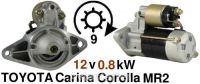 Лот: 7231681. Фото: 2. Стартер. Krauf Toyota Carina Corolla... Автозапчасти