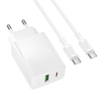 Лот: 25794680. Фото: 3. СЗУ BOROFONE BAS74A 1A1C+Type-C... Смартфоны, связь, навигация